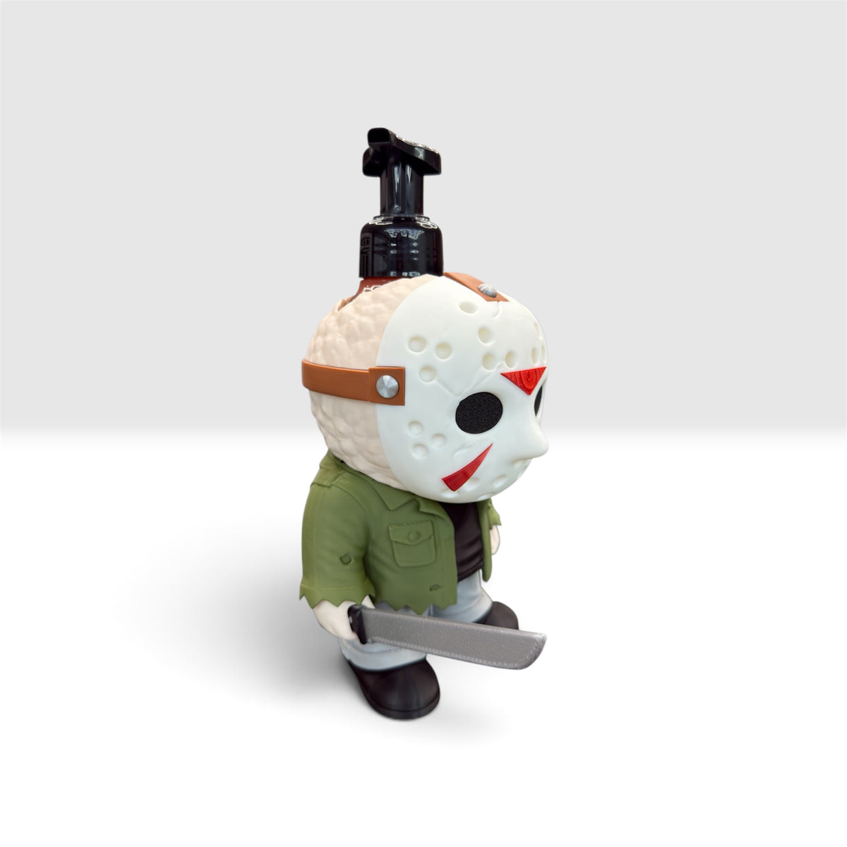 3D Printed Friday the 13th Hockey Mask Slasher Foaming Soap Holder