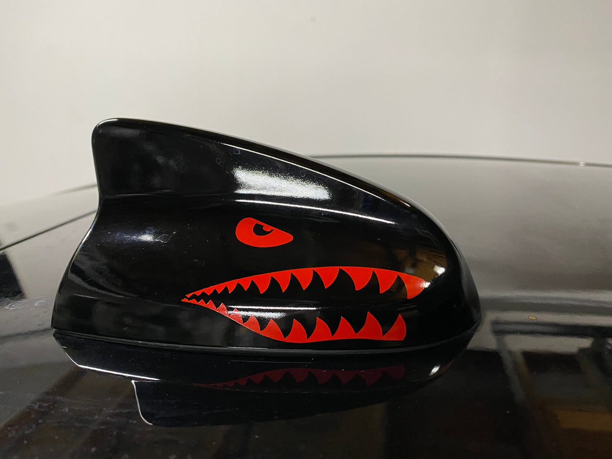 Dodge Charger Shark Teeth Antenna Decal