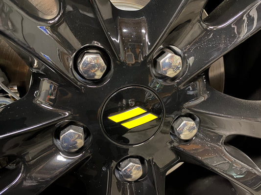 Dodge Stripes Center Cap Overlay Decals