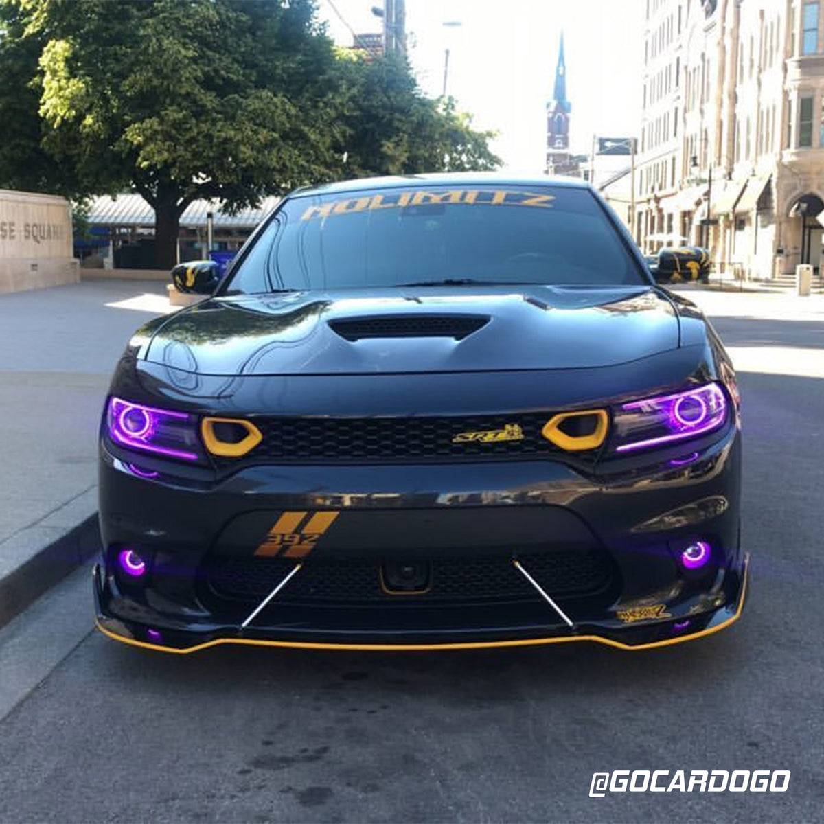Dodge Charger Bumper Stripes Decal V2 392