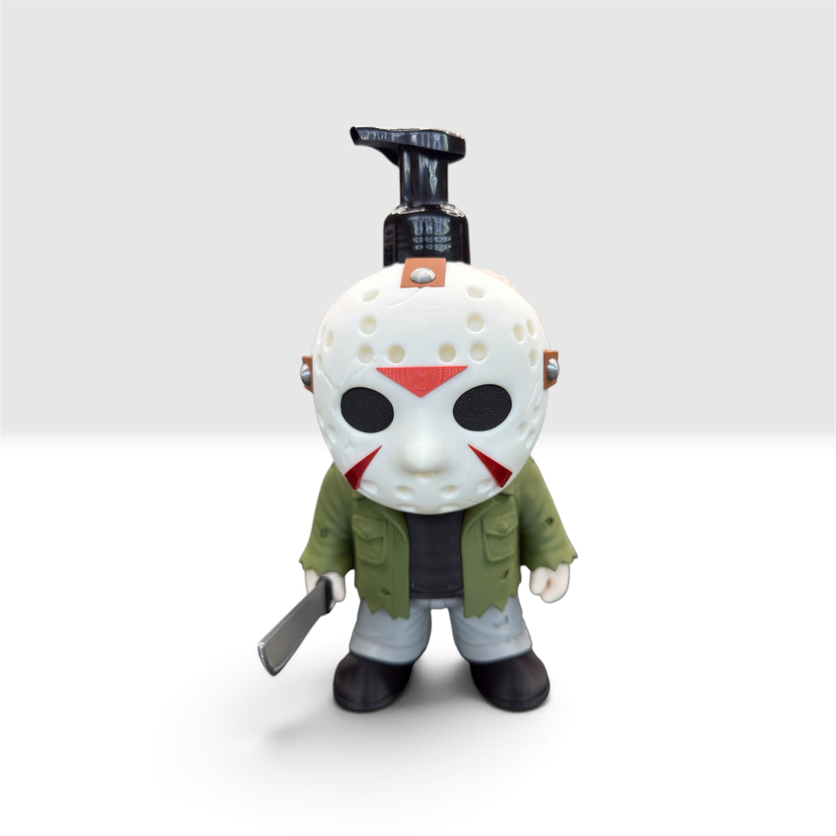 3D Printed Friday the 13th Hockey Mask Slasher Foaming Soap Holder