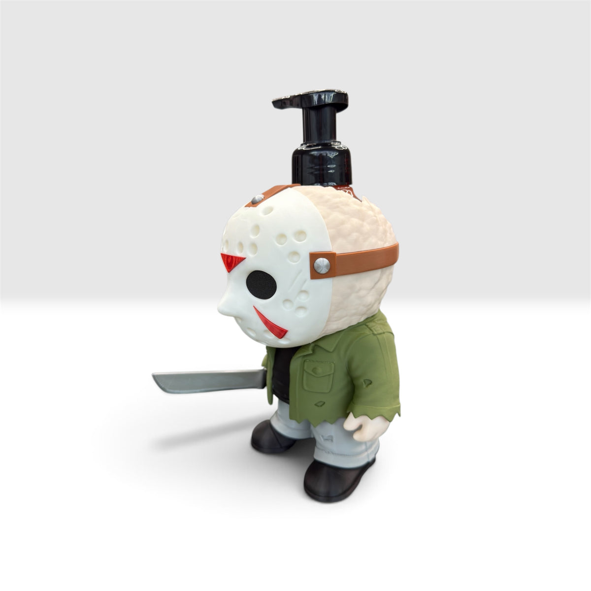 3D Printed Friday the 13th Hockey Mask Slasher Foaming Soap Holder