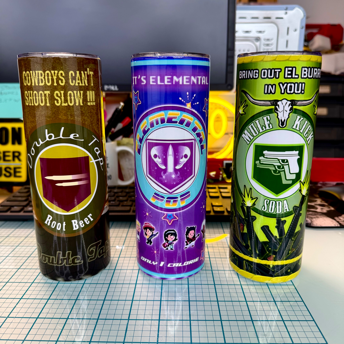 Zombies Perk- a - Cola Soda 20oz Stainless Steel Tumbler