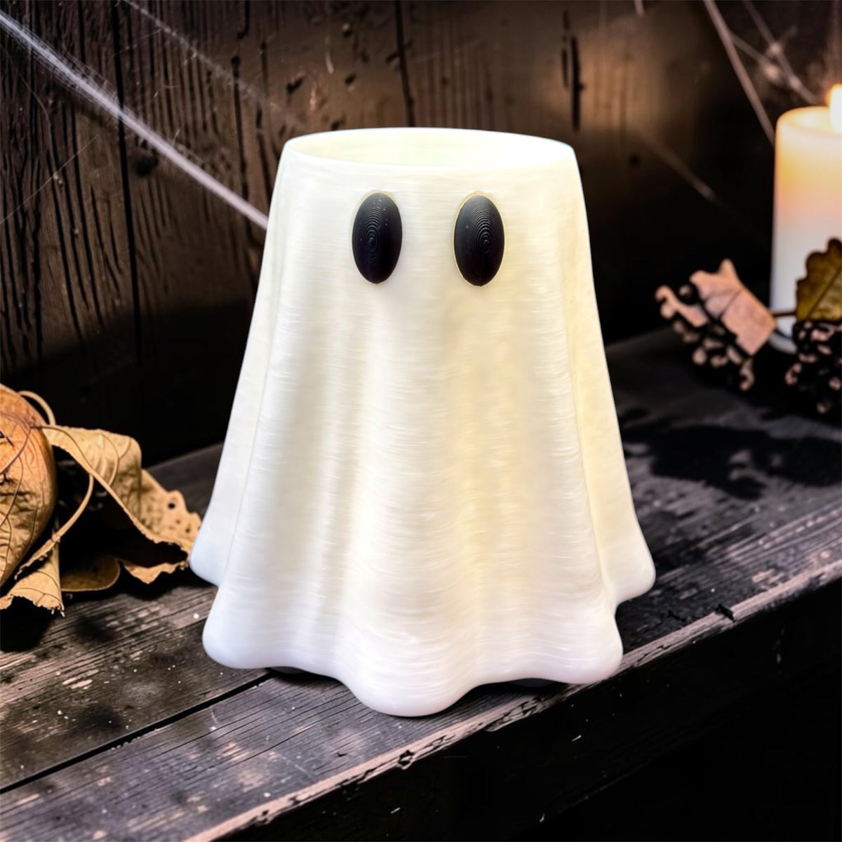 3D Printed Spooky Coozie Ghost Can Sleeve