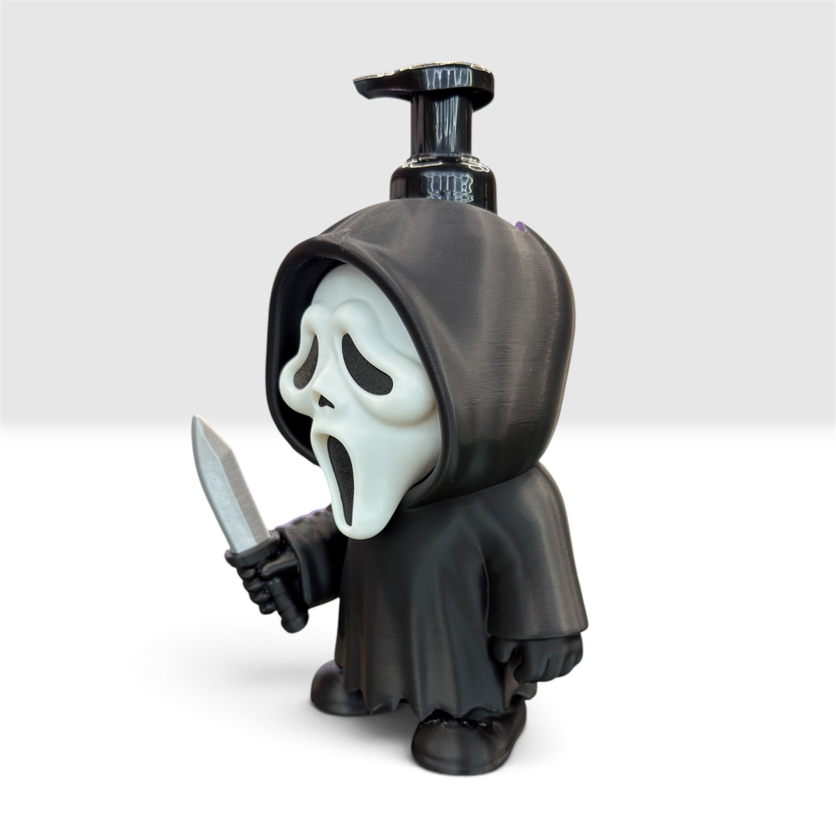 3D Printed Slasher Ghost Face Foaming Soap Holder