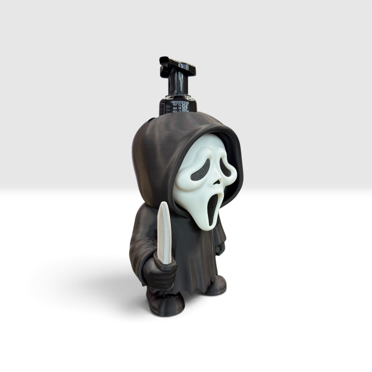 3D Printed Slasher Ghost Face Foaming Soap Holder