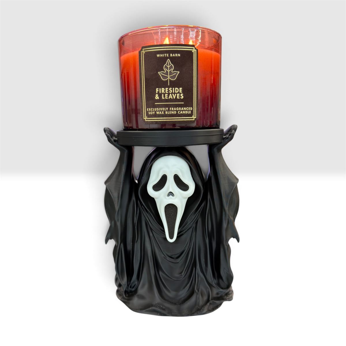 3D Printed Slasher Ghost Face Candle Holder