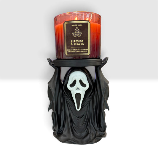 3D Printed Slasher Ghost Face Candle Holder