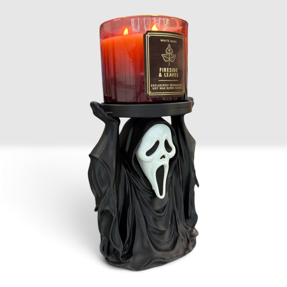 3D Printed Slasher Ghost Face Candle Holder