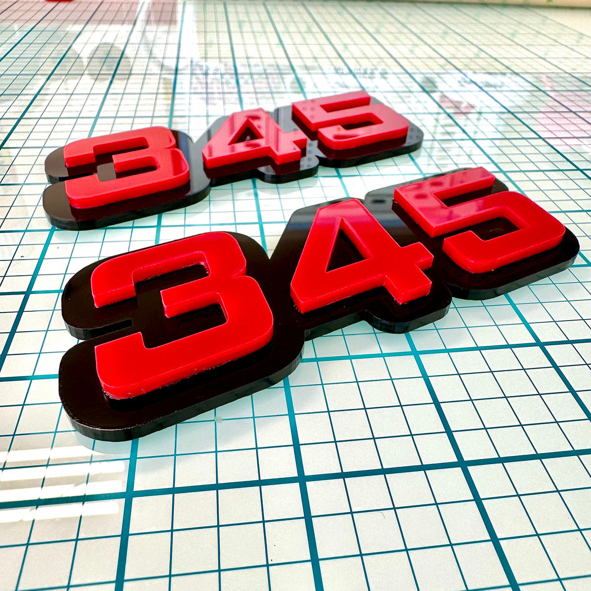 345 3D Fender Emblem Badges