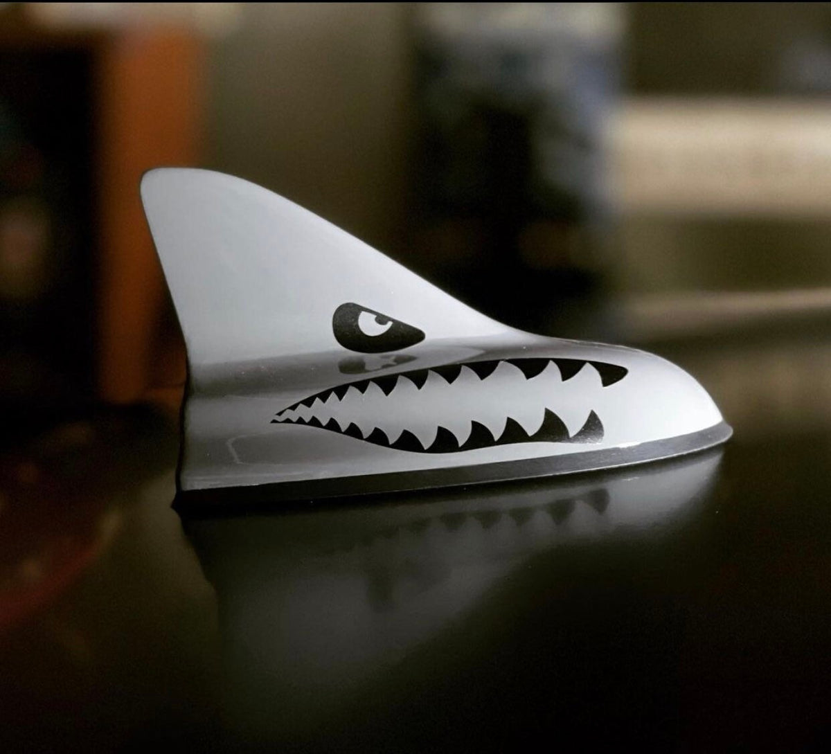 Dodge Challenger Shark Teeth Antenna Decal