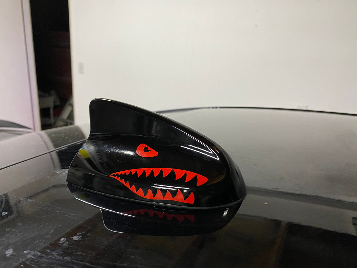 Dodge Charger Shark Teeth Antenna Decal
